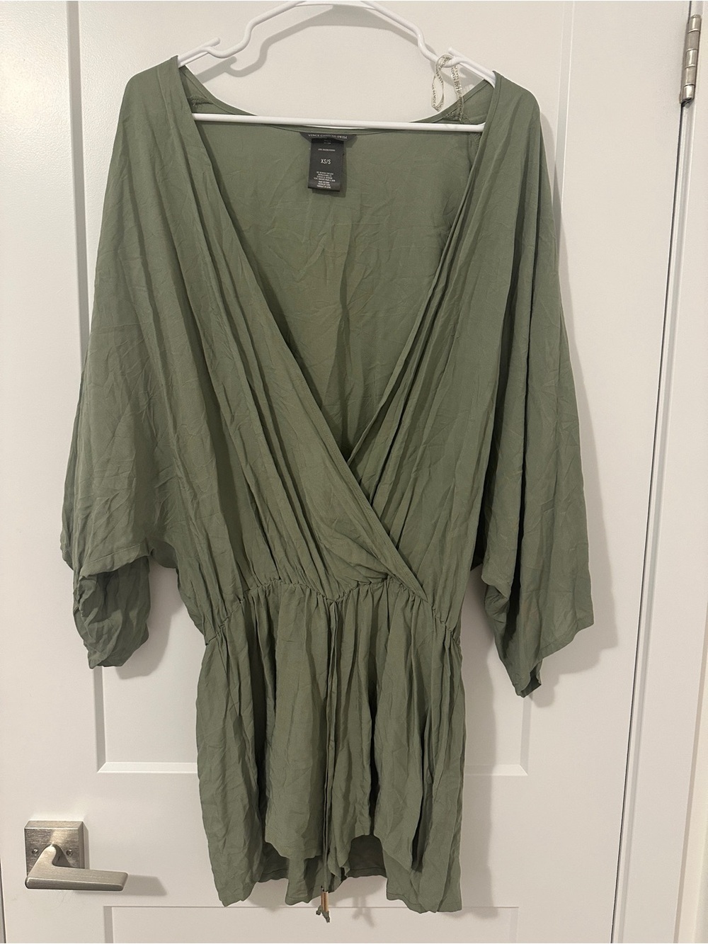 Vince Camuto Swim Sage Green Bathing Suit Coverup Romper Size XS/S Women’s